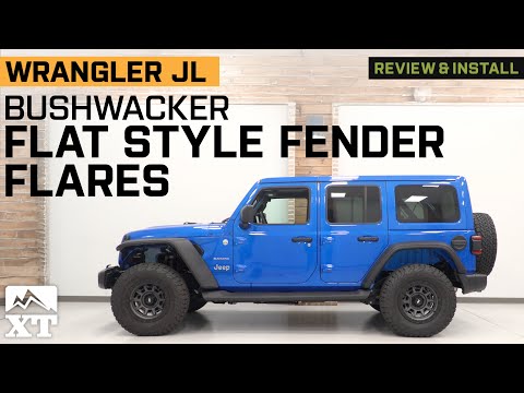 Jeep Wrangler JL Bushwacker Hyperform Flat Style Fender Flares Review & Install