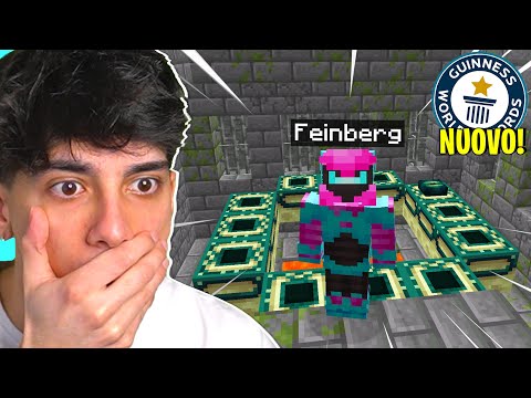 NUOVO RECORD MONDIALE TUTTI GLI AVANZAMENTI DI MINECRAFT