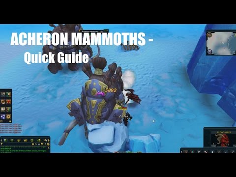 Runescape: Acheron mammoths - Quick Guide