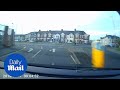 Drunk Driver Going Crashes Into Roundabout At 150km H