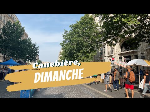 Um passeio em La Canebière, Une promenade dans La Canebière, dia 22 de maio de 2022 #marché local #france