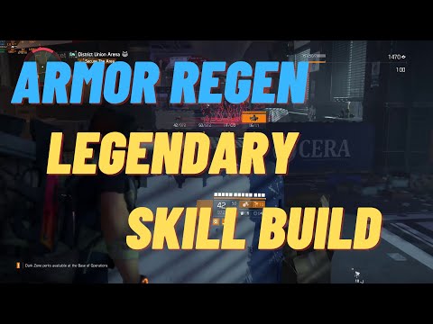 THE DIVISION 2- ARMOR REGEN SKILL BUILD TU 12