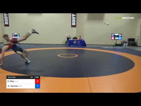 2018 Marine Corps US Open/UWW Junior Greco Roman 55 Con 8 #2 - Patrick Allis (Colo) Vs. Elijah Var