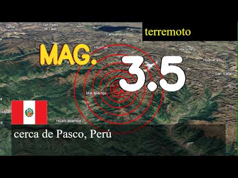😱🚨  Terremoto cerca de Pasco, Perú actualizaciones en vivo hoy: Terremoto de magnitud 3.5 ocurrió ce