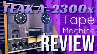 Video thumbnail for TEAC A 2300SX Setup and Comparison between Digital and Tape Mastering by Hyperbright Studios