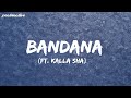 BANDANA - BABY JEAN FT.( Kalla Sha ) (Lyrics)