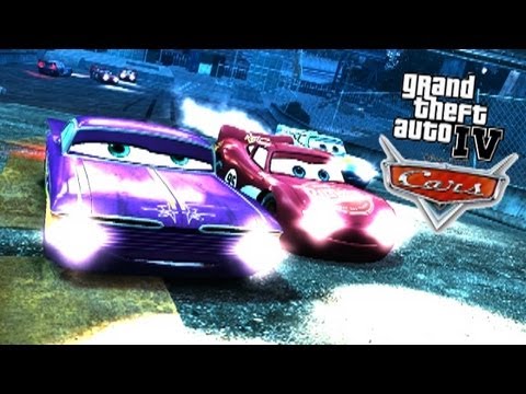 GTA IV - PC - 7/30/13 - Disney 'CARS' Mod Event! - BUSTED!/Races/etc.