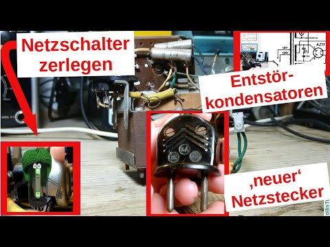 [138] Netztrafo, Netzstecker, Netzschalter, Potenziometer, 1.Probelauf - Blaupunkt NU670W Teil6
