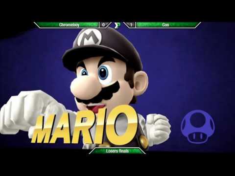 EVAC 15/9/16 - Chromeboy (Toon Link) vs Con (Mario) - Losers Finals - Smash 4
