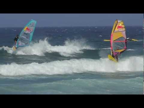 Redbull Riders Kai Lenny and Philip Koster boosting at Pozo * Epicsesh.com