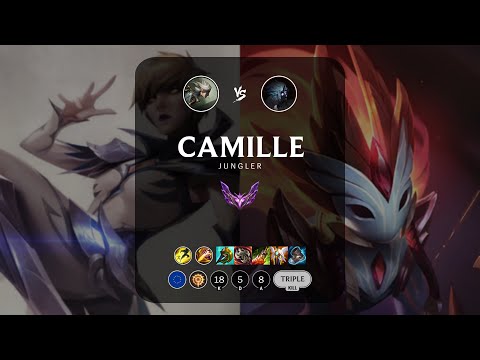 Camille Jungle vs Kindred - EUW Master Patch 12.22