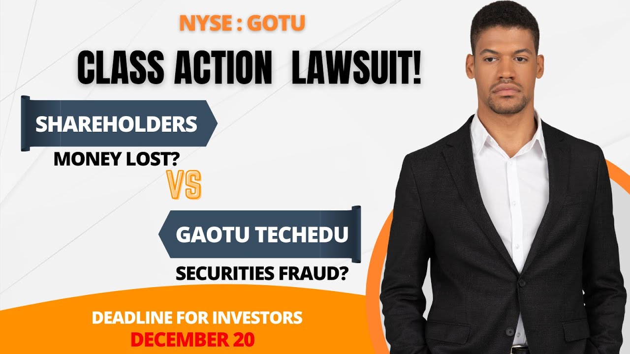 GOTU (#GOTU) GOTU Stock News 📉 SHAREHOLDERS In Gaotu Techedu Inc Securities Class Action $GOTU