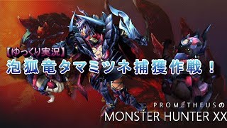 【ゆっくり実況】泡狐竜タマミツネ捕獲作戦！（MHXX）