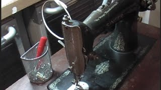 Servicing an old  Singer 66 Vintage Machine