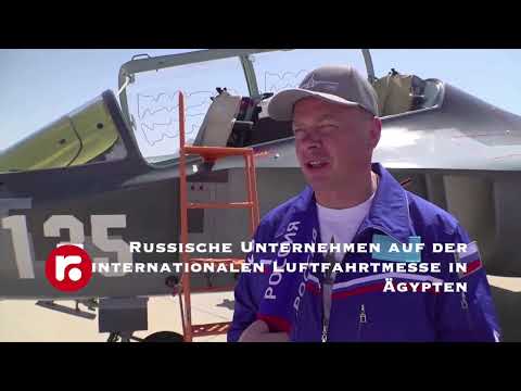 Russische Unternehmen auf der internationalen Luftfahrtmesse in Ägypten