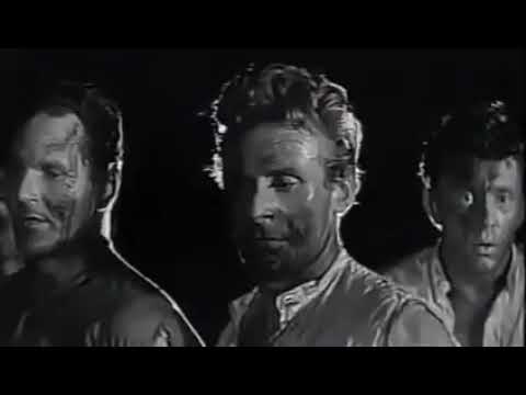 Sena egzekucji polskich żołnierzy z filmu Ewy i Czesława Petelskich "Ogniomistrz Kaleń" z 1961 r. .