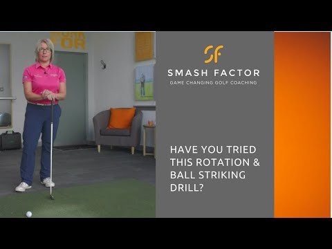 Strike the golf ball first then the ground with this drill