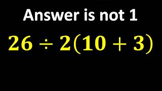 Can You Solve This? Most People Get the Order Wrong!
