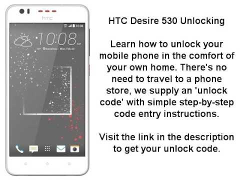 Unlock HTC Desire 530 - SIM Network Unlock PIN