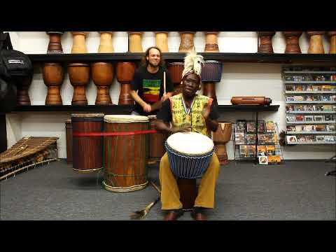 Drumskull Drums w/ Dr. Djo Bi & Joshua Strodtman - Ivory Coast Djembe