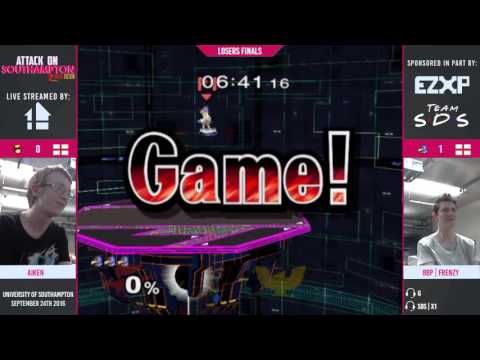 Attack on Southampton 2 - 8BP | Frenzy (Falco) vs Aiken (Marth, Falcon, Falco) - Losers' Finals