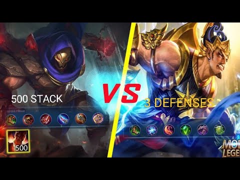 ALDOUS 500 STACK VS GATOTKACA|MOBİLE LEGENS BANG BANG