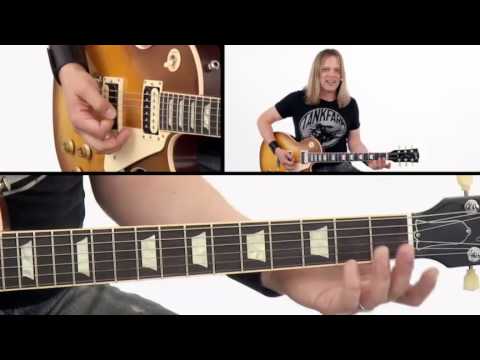 Rock Rhythm Guitar Lesson - #56 Triads Breakdown - Survival Guide - Angus Clark
