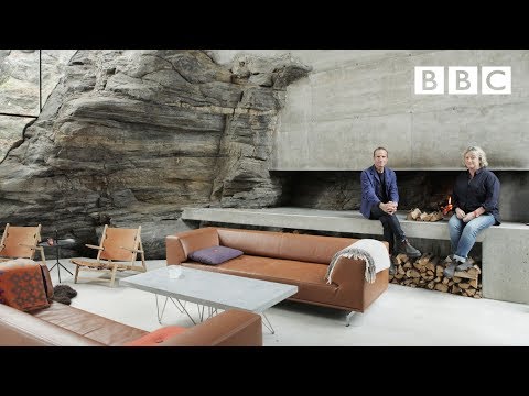 On the edge of a cliff : inside the extraordinary Norwegian summer house - BBC