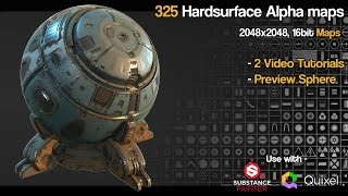 SP/ZBrush Hardsurface Alphas Vol 1 video thumbnail