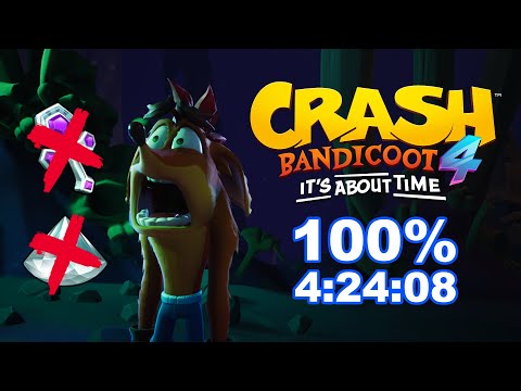 (WR) Crash Bandicoot 4: It's About Time - 100% Speedrun (4:24:08)