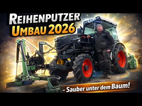 Raddatz Orchard – Row cleaner in front – Mulcher in back! Our renovation for 2026