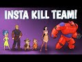 The BEST Baymax Buff Team Disney Heroes Battle Mode