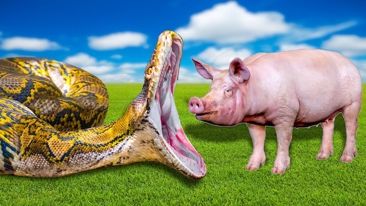 Feeding All My Giant Snakes In One Video!