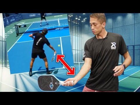 How Pickleball PROS Use WRIST ACTION with ANDRE MICK