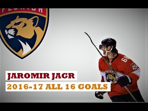 Jaromir Jagr (#68) ● ALL 16 Goals 2016-17 Season (HD)