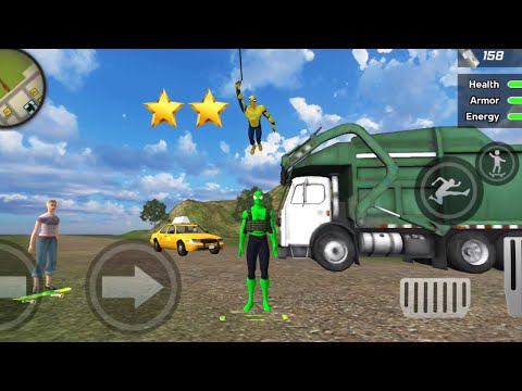 Flying Spider Hero Crime City | Amazing Spiderman Rope Hero City Missions - Android GamePlay HD