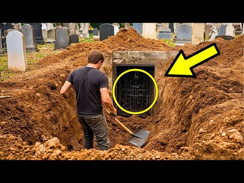 He digs up a grave and stumbles upon a mysterious gate. What lies beyond leaves him speechless! 😱