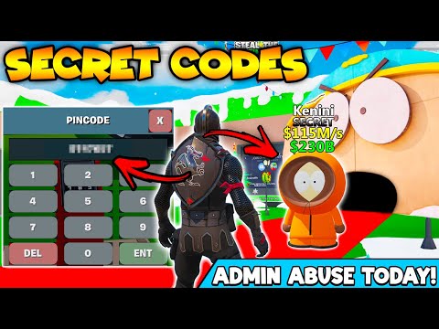 *NEW* South Park Brainrot Secret Codes Fortnite Steal The Brainrot Admin Abuse! (New Secret Codes)