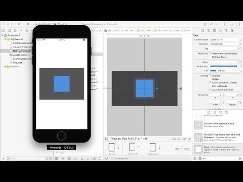 iOS Autolayout Part 5 : Dynamic Leading, Trailing constraint including aspect ratio Video