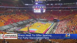 Heat To Open Vaccinated-Only Sections For Fans On April 1