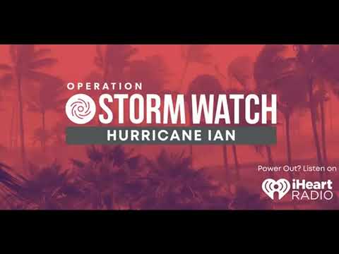 WFLA AM Tampa - Radio simulcast stations ID during 'Operation Storm Watch' Hurricane Ian 2022