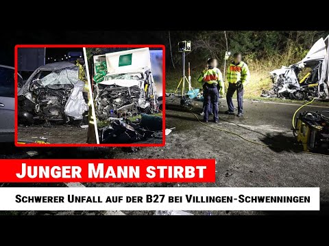 Serious accident on the B27 near Villingen-Schwenningen: Young man dies