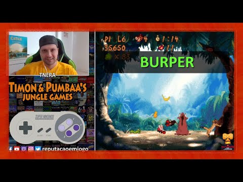 MODO BURPER (Arroto) - Timon & Pumbaa's Jungle Games (SNES) [Timão e Pumba]