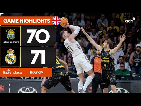 La Laguna Tenerife - Real Madrid (70-71) GAME HIGHLIGHTS | Liga Endesa 2025-26