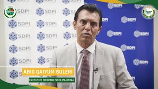 Mr. Abid Qaiyum Suleri | Executive Director | SDPI, Pakistan