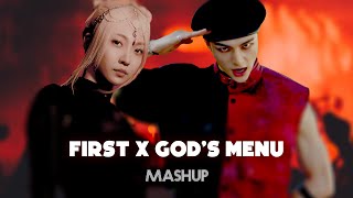 Download lagu 'FIRST X GOD'S MENU (神메뉴)' EVERGLOW X STRAY KIDS (MASHUP) mp3