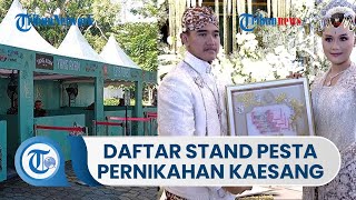 Mengusung Konsep Pesta Rakyat untuk Syukuran Pernikahan Kaesang & Erina, Ini Daftar Stand Makanannya