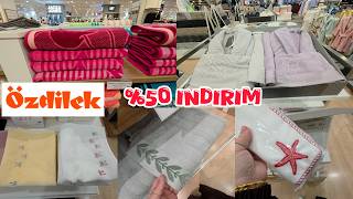 Özdilek te 2. Ürüne %50 indirim 🌸 çeyiz alışverişi / çeyizlik ürünler/ çeyiz mağ