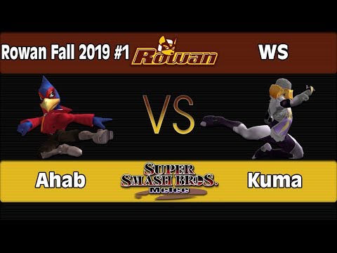 Rowan Fall 2019 #1: Ahab (Falco) Vs. Kuma (Sheik) - WS
