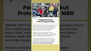 Demo di Kantor BGN, Pengendara Bunyikan Klakson sebagai Bentuk Dukungan terhadap Aksi MBG Watch